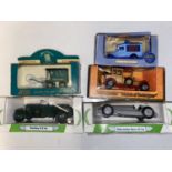 A mixed box of toy cars, to include the village collection, corgi and Thomas the tank engine