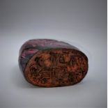 Red Duan stone seal/ink stamp Chinese origin size, circa 1870-1890, size 12x 9cm
