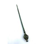A very early Roman bronze hair pin, 15cm long and weight 18.8g