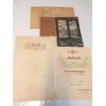 German documents plus a der marich zur feldhenrnhalle pamdilet and the erinnerung au oberammergau