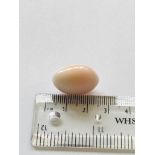 37.31ct light pink natural Conch PEARL with certificate
