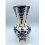 Dutch delft vase. Handpainted