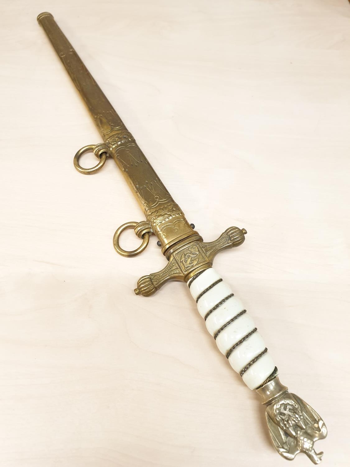 Naval dagger maker Eickhorn, approx 41cm in length