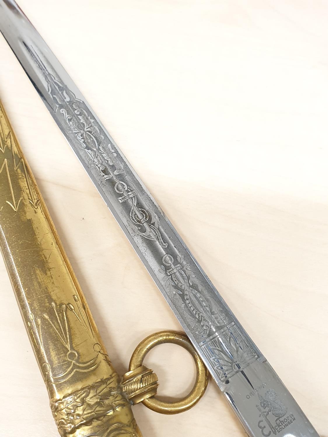Naval dagger maker Eickhorn, approx 41cm in length - Image 13 of 17