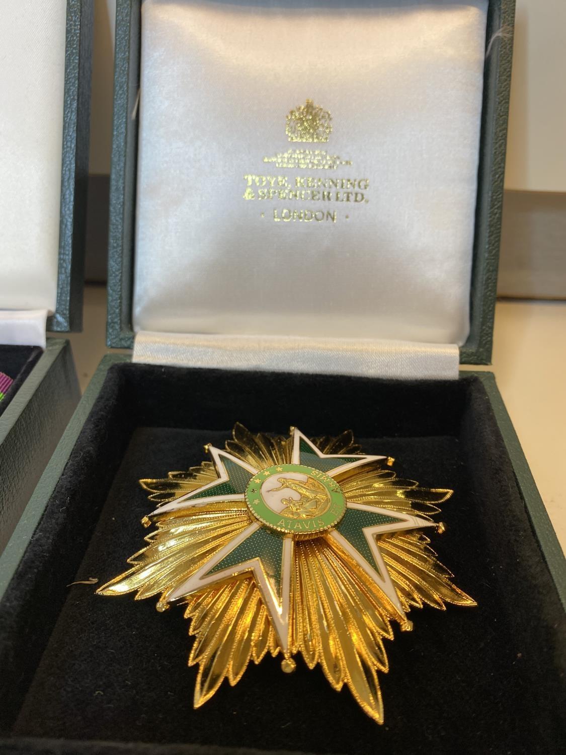 Military Order of St.Lazarus Commander of Merit Sash & Enamel Jewel, Together with Enamel & Gold - Image 2 of 15