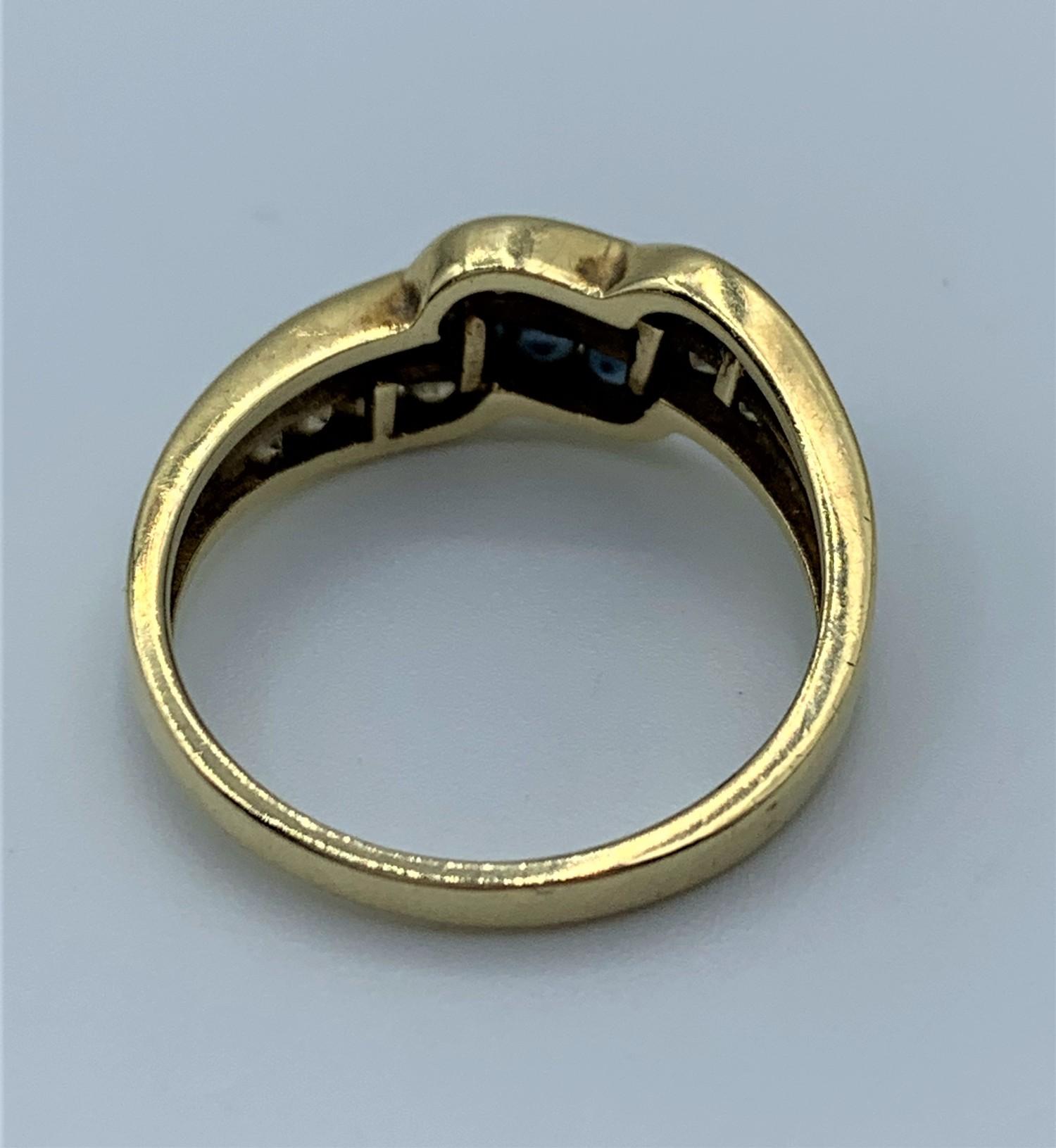 Black stone ring, size L. - Image 5 of 10