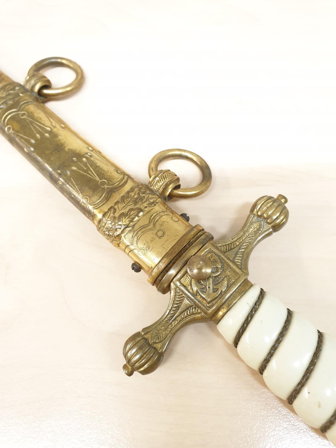 Naval dagger maker Eickhorn, approx 41cm in length - Image 4 of 17