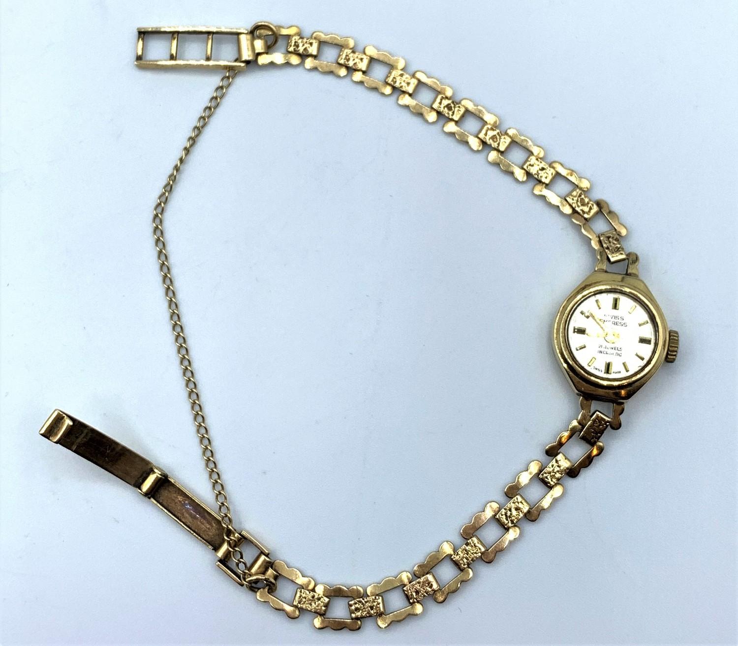 Vintage 9ct gold 21 Jewels ladies watch. - Image 3 of 6