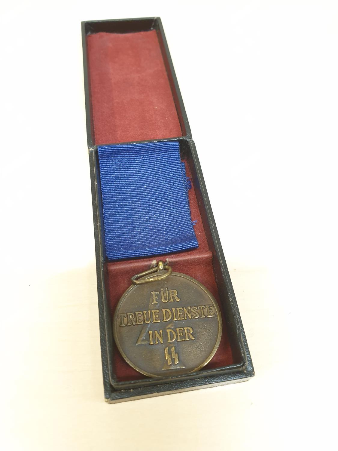 SS 4 year medal in box - Image 2 of 6