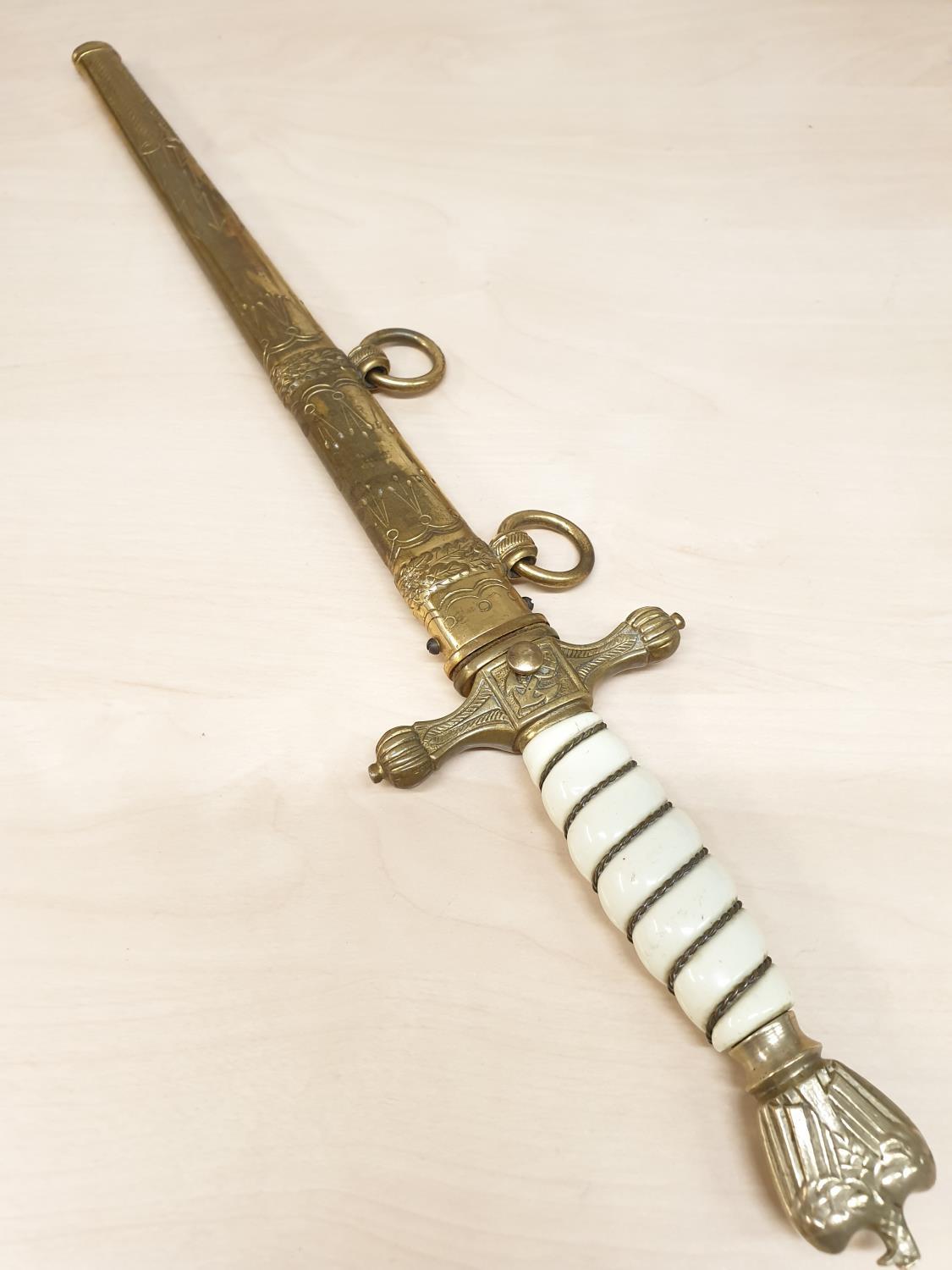 Naval dagger maker Eickhorn, approx 41cm in length - Image 2 of 17