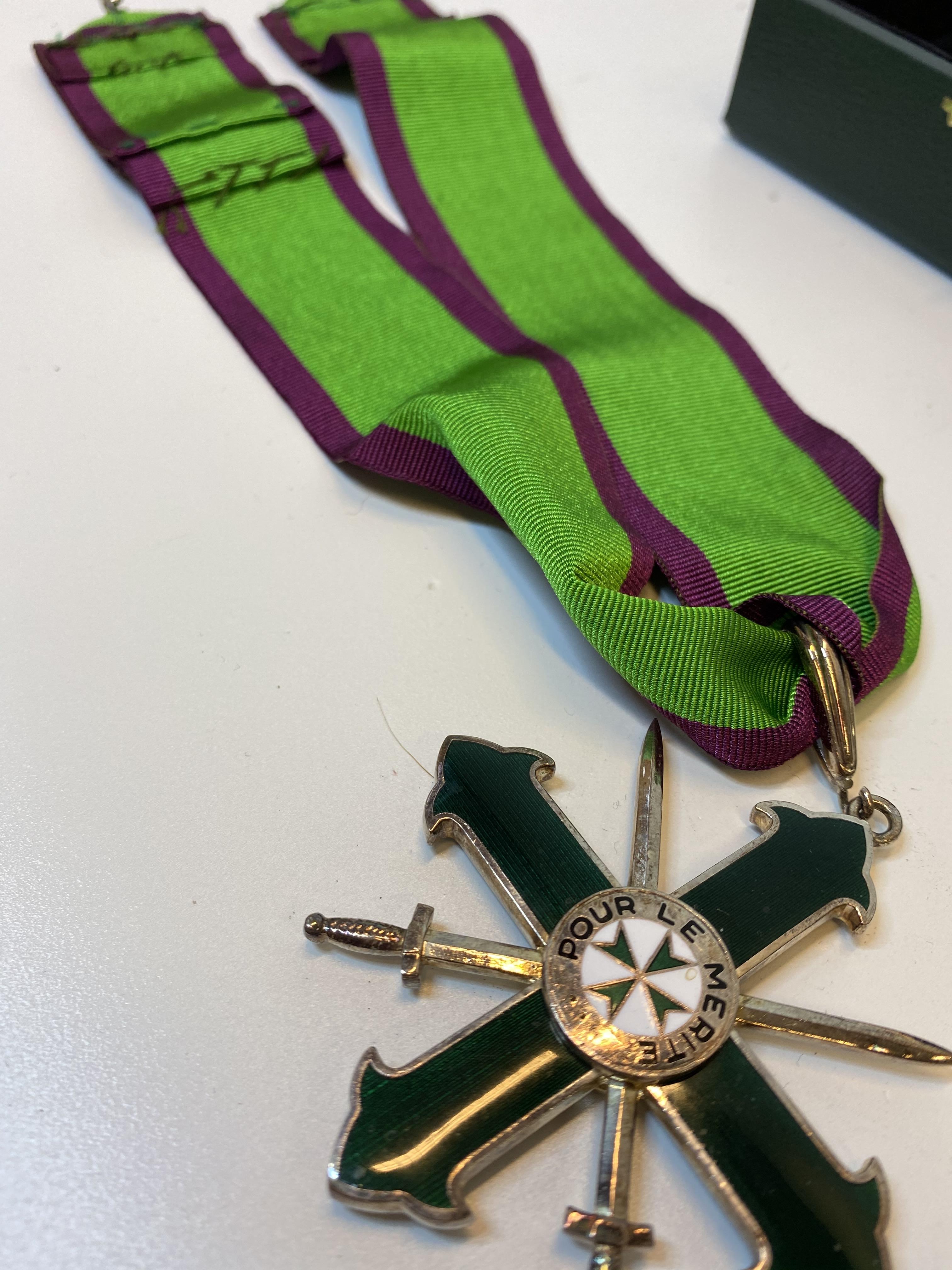 Military Order of St.Lazarus Commander of Merit Sash & Enamel Jewel, Together with Enamel & Gold - Image 15 of 15