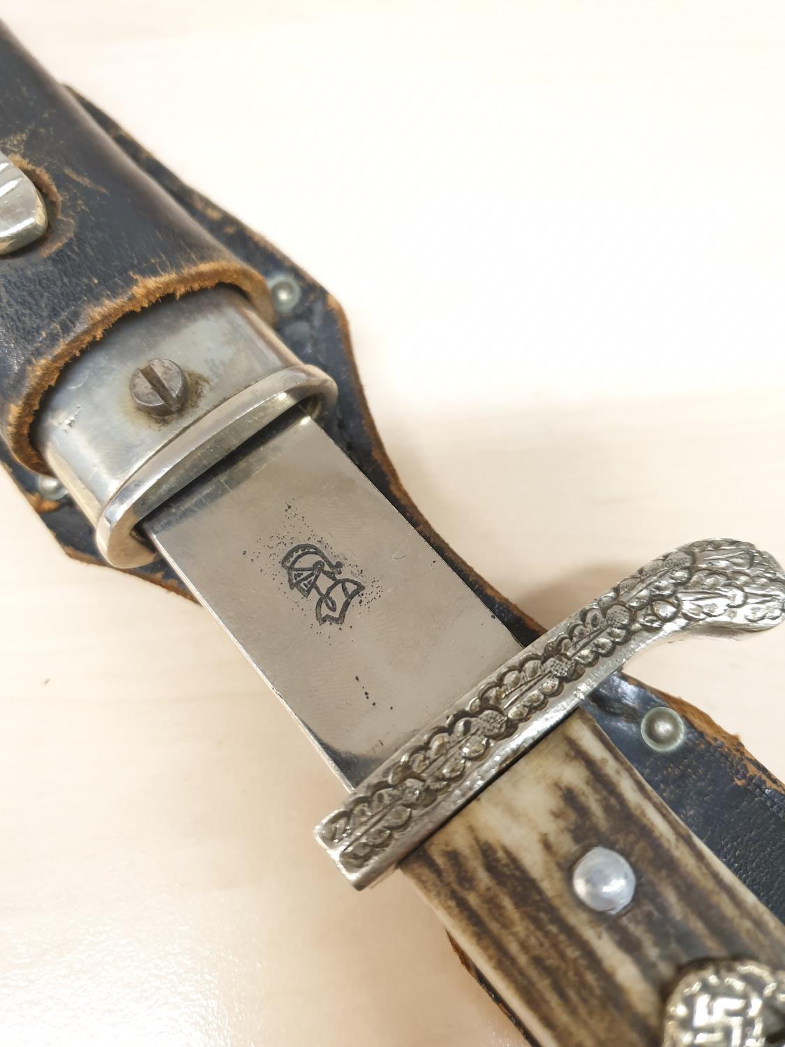 WW2 German Police dress bayonet marked by Paul Weyersberg Kirschbaum & Cie. Solingen.With original - Image 10 of 18