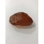 Large rough AMBER stone (approx 135.5ct) weight 27g
