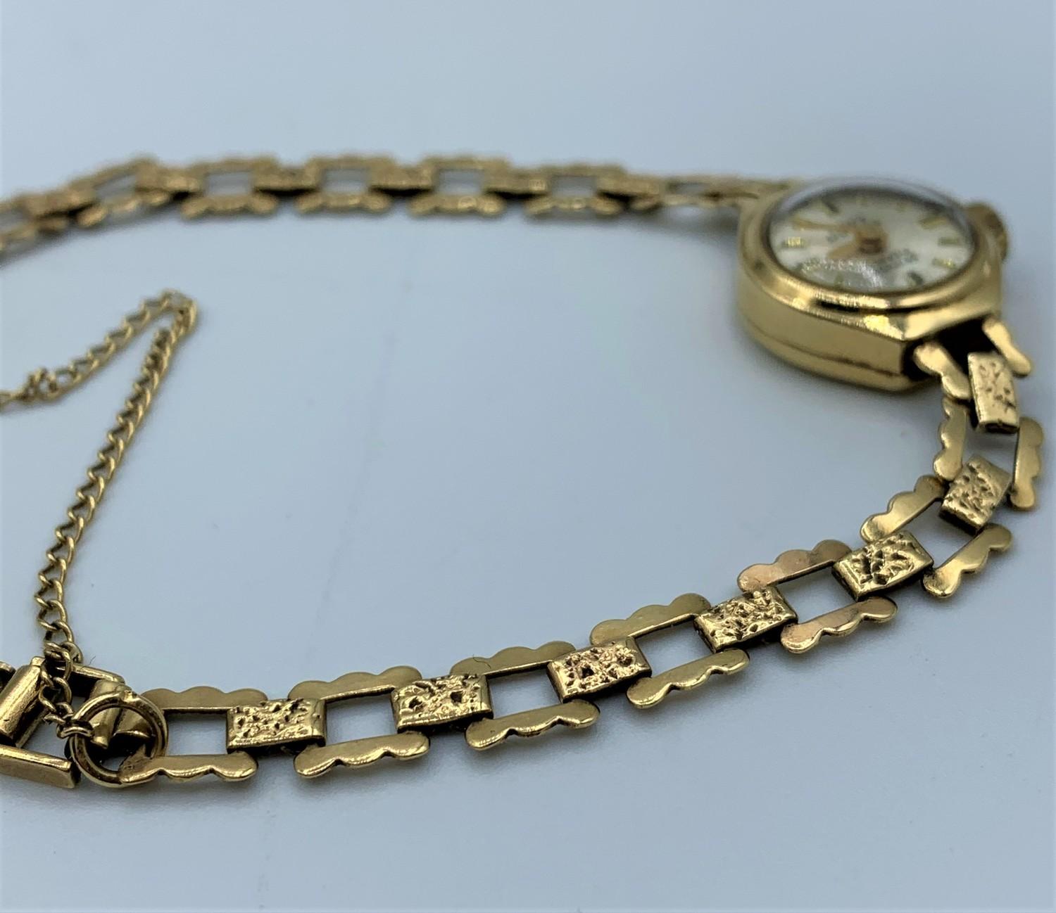 Vintage 9ct gold 21 Jewels ladies watch. - Image 5 of 6