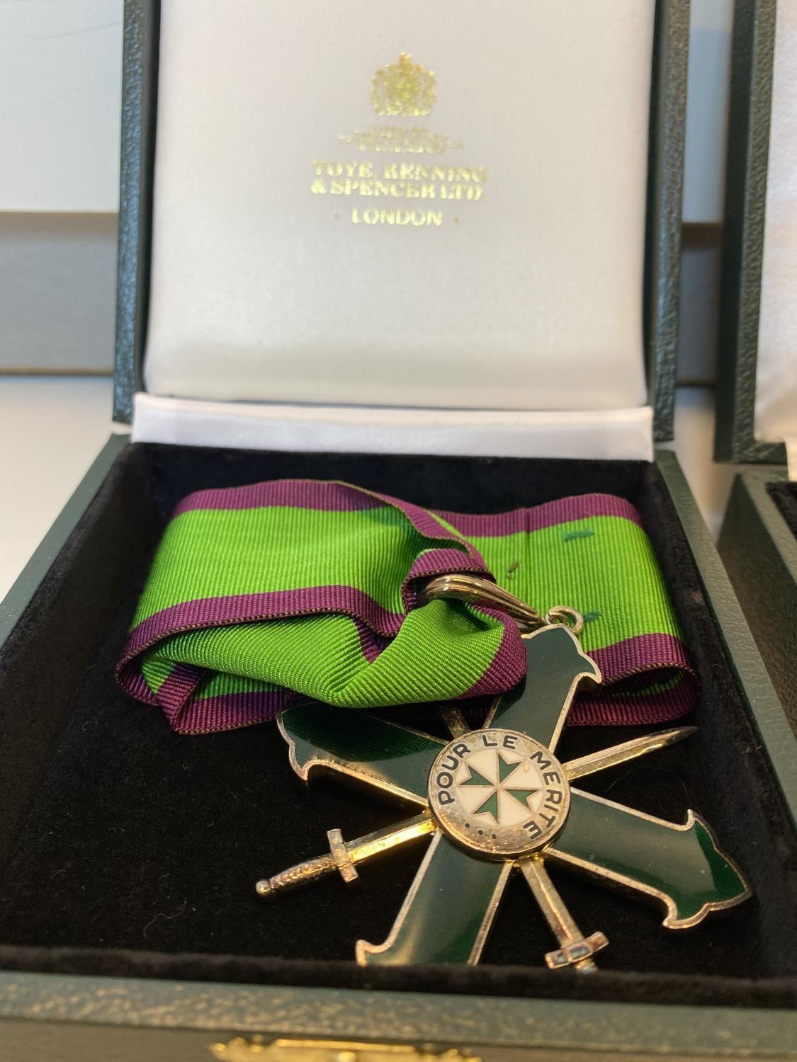 Military Order of St.Lazarus Commander of Merit Sash & Enamel Jewel, Together with Enamel & Gold - Image 8 of 15