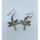 A Pair of Silver Butterfly Earrings 2.5g