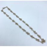 Ornate Silver Necklace 7.7g, 18cm