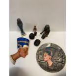 Mixed lot of Egyptian items (7)