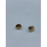 Pair of antique 18ct yellow Gold Shirt Studs, weight 3.5g approx