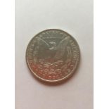 US Morgan dollar 1884 Philadelphia mint, fine condition