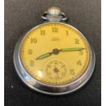 Smiths pocket watch, 6cm diameter