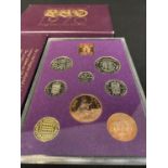 Set of Pre decimal British coin in mint condition in presentation box