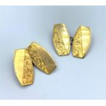 A pair of vintage 9ct Gold Cufflinks 5.1g