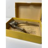 1950's Ladies Shingler Hair Clippers in original box, 14x 9.5cm