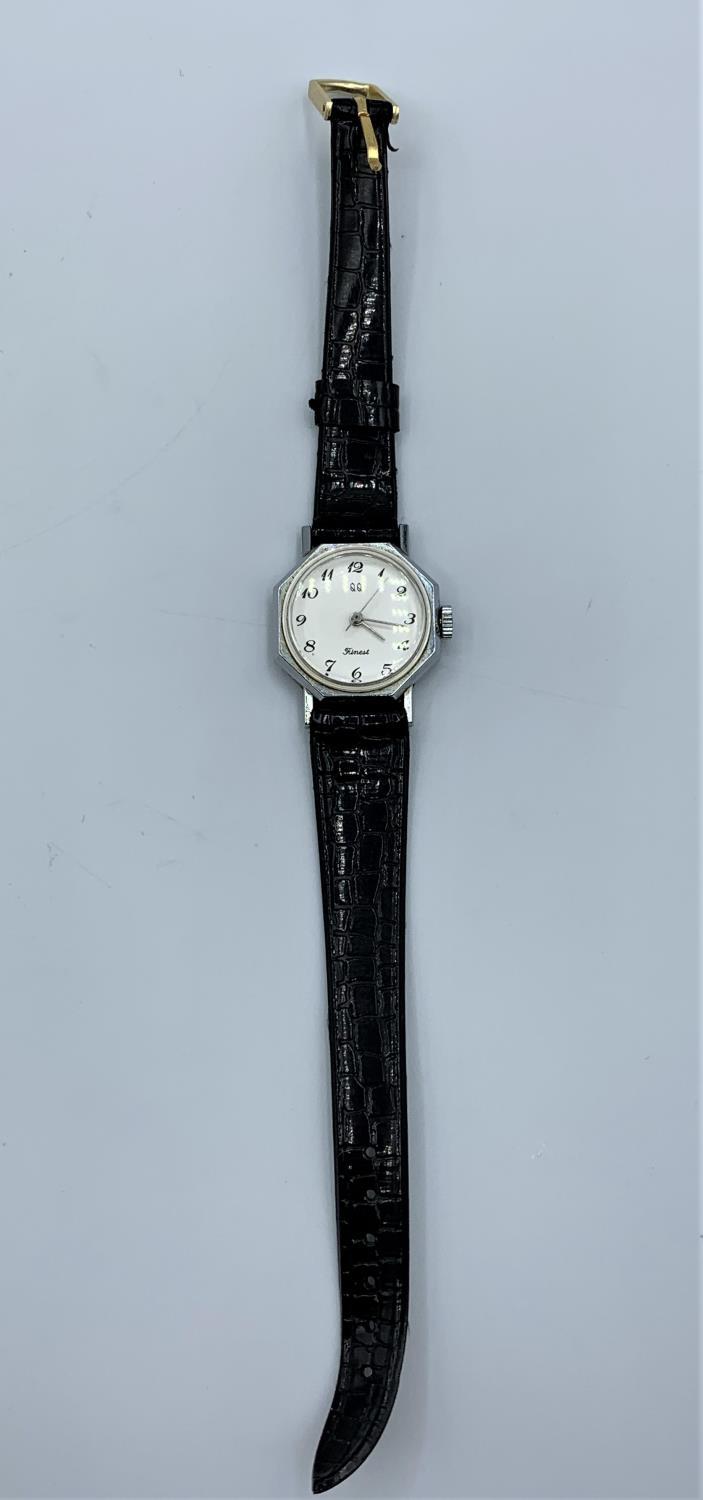 Ladies Q&Q Watch. Octagonal shape with Japanese movement. Face showing the model 'Finest'. - Image 4 of 8