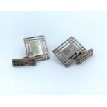 Pair of Vintage Silver Cufflinks, weight 7.4g