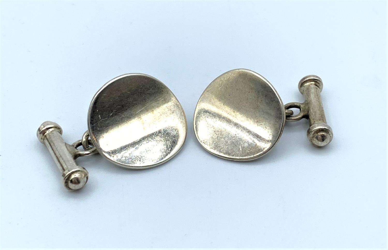 Pair of Vintage Silver Cufflinks, weight 9g - Image 3 of 4