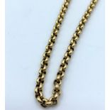 9ct Gold Chain, weight 17.2g, 20"inch