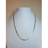 Mixed lot of Silver Jewellery to include a pair of Silver Hoop Earrings, a Silver Necklace and a