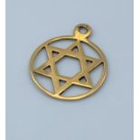 9ct Gold Star of David Pendant/Charm