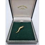 9ct Yellow Gold 'Horn Of Plenty' Pendant. 65g