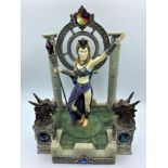 Aqua Maga The Water Sorceress Ltd edition Figurine with crystals by WAP Watson Ltd 26cm High