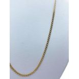 An Italian 9CT Gold Fine Link Necklace, weight 2.3g and 48cm long