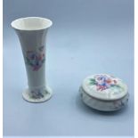 Aynsley Jar and Vase from the 'Little sweetheart' Collection (2)