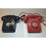 2x Vintage 1960s Dial GPO Telephones (2)