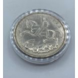 1935 George V 'rocking horse' Crown, Coin very fine condition