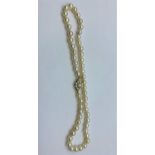 Cultured Pearl Necklace with 9ct gold clasp