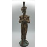 Brass Statue of a Fusilier, 30cm tall and 2.55kg weight