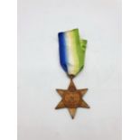 The Atlantic Star Medal from WWII with Ribbon