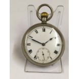 Vintage British Rail Pocket Watch LNER, 50mm diameter case London & North Eastern Railway nickel