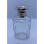 Vintage Silver Top Bottle, weight 75g and 9cm tall approx