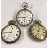 Pocket Watches (3) to include a Kays Standard Lever