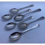 6x Silver Tea Spoons, weight 80g (6)