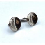 Pair of Georg Jensen Silver Cufflinks in original Box, weight 21.7g and size 25x30mm approx