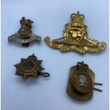 4x assorted Military Badges (4)