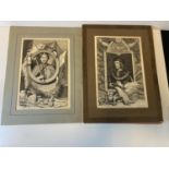 Selection of 8 x early Prints of British Monarchs, 18x28cm from original paintings (8)